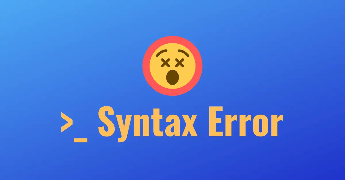 syntax-error-unexpected-end-of-file