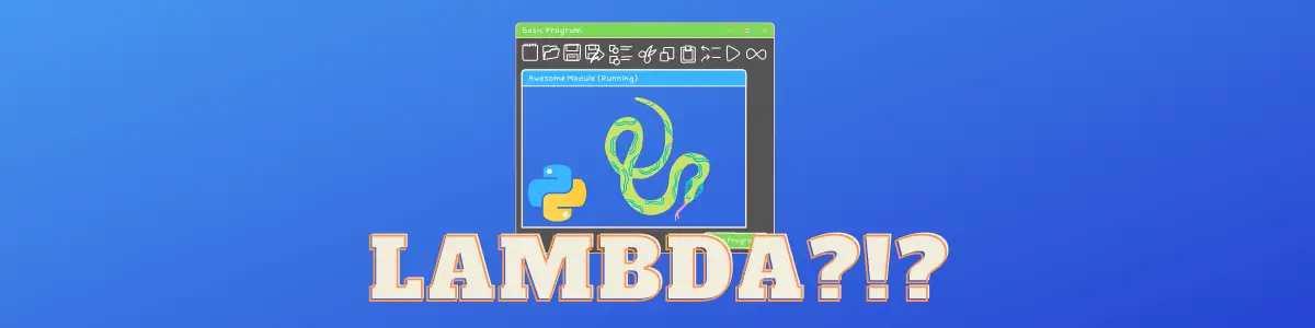 What is lambda in Python