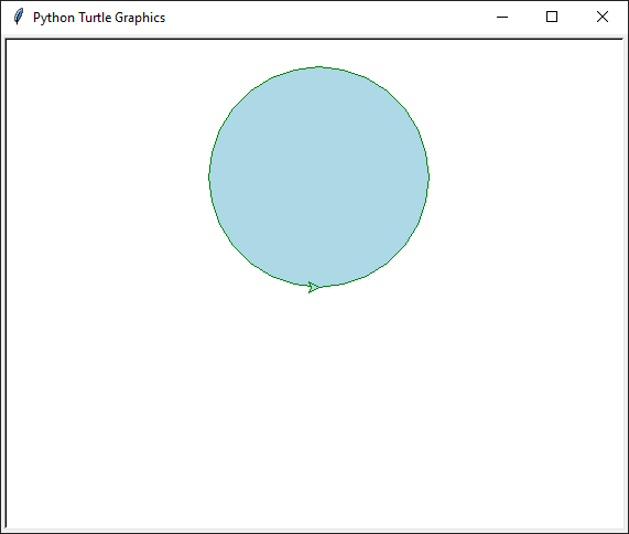 Draw a Circle with Python Turtle