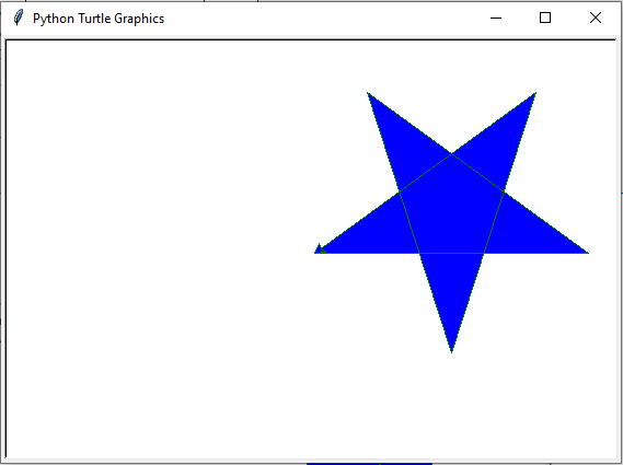 How to Draw a Star With Python Turtle