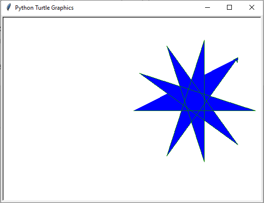 How to Draw different types of stars with Python Turtle