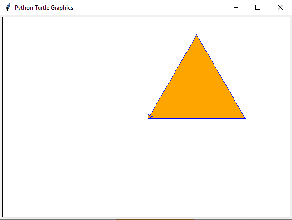Draw a Triangle with Python Turtle