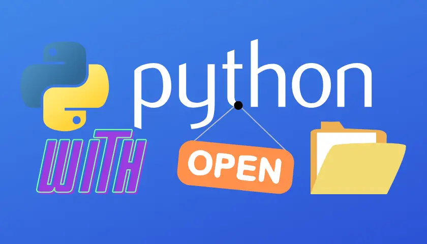 Python With Open