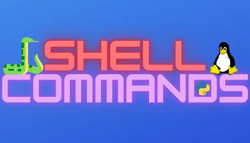 Shell command in Python