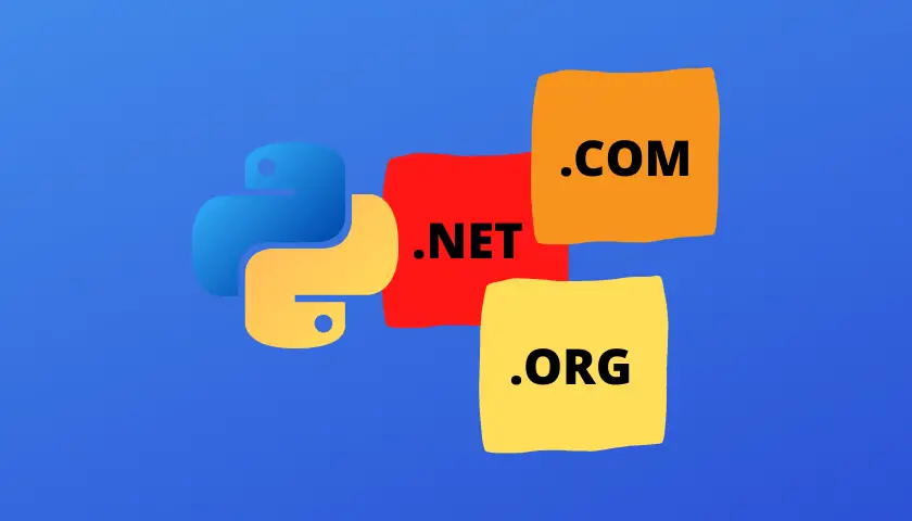 Check availability of a domain in Python