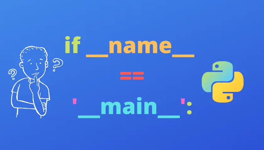 If name main Python