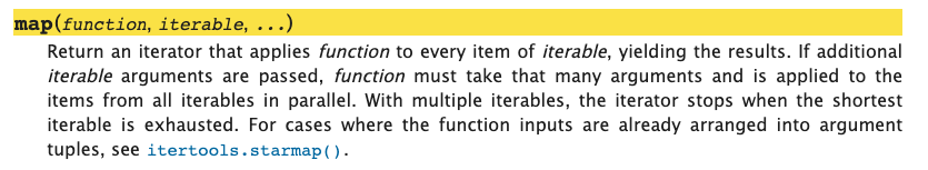 Python map() function