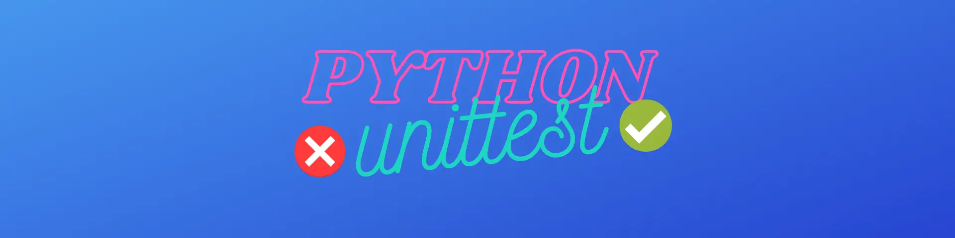 python unittest