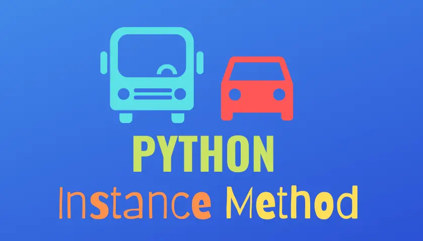 instance method in Python