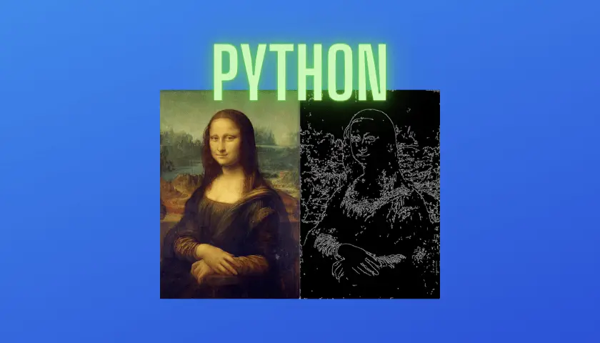 Image edge detection using Python