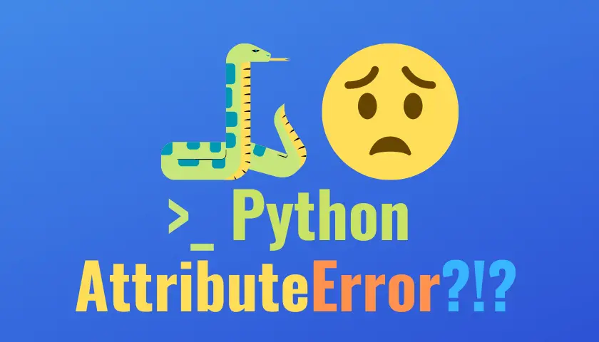 Python AttributeError