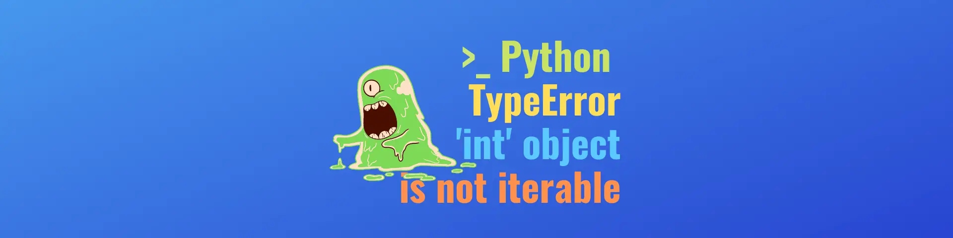 Python TypeError: 'int' object is not iterable