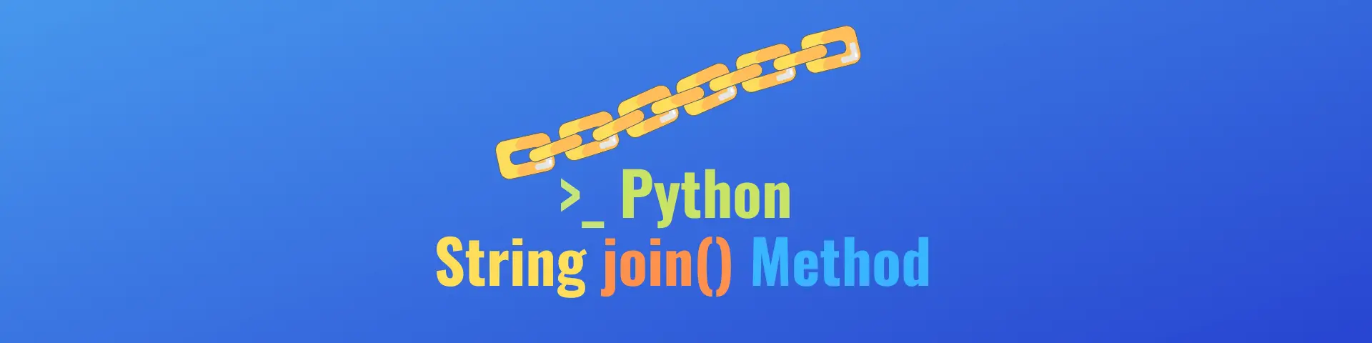 Python string join method