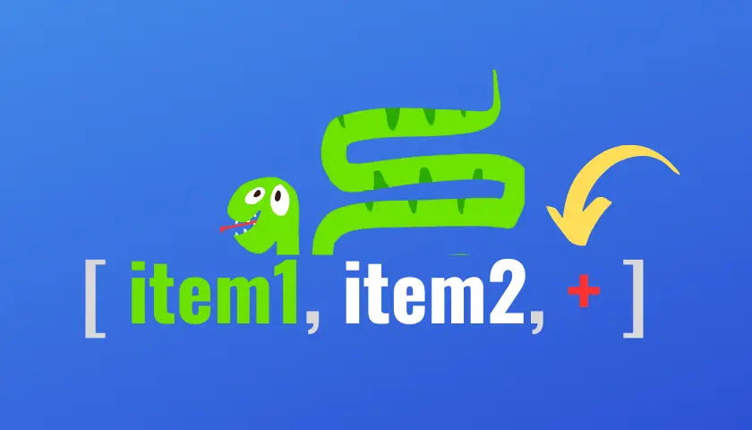 Add item to list using Python
