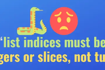 List indices must be integers or slices, not tuple - Python error