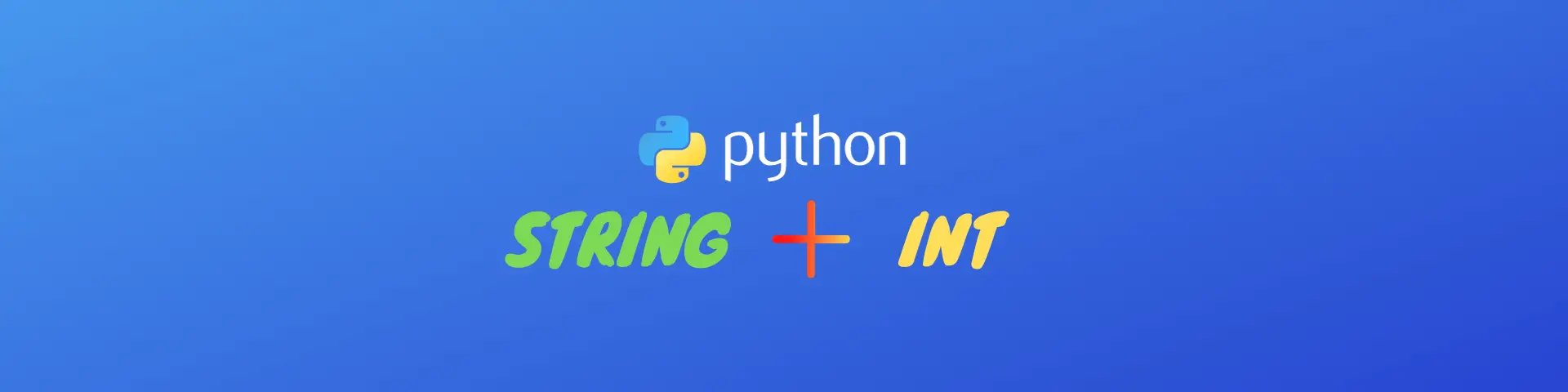 Concatenate string and int in Python