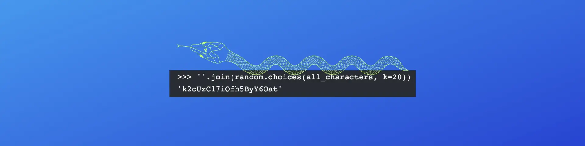 How to Create a Random String in Python