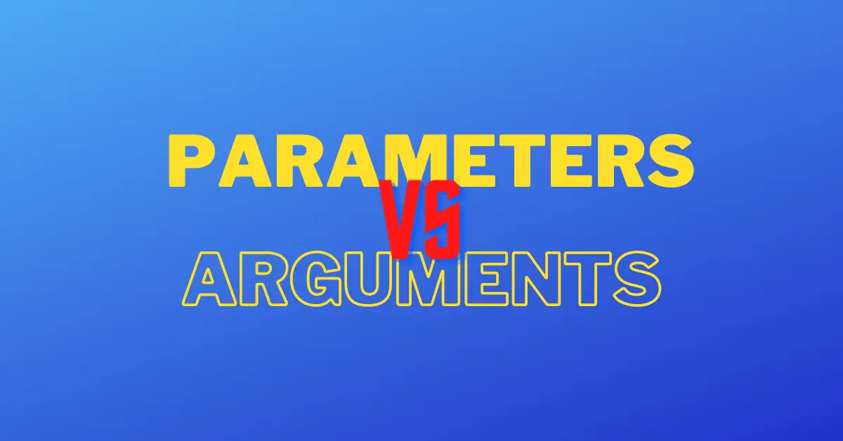 Difference between Python function arguments and parameters